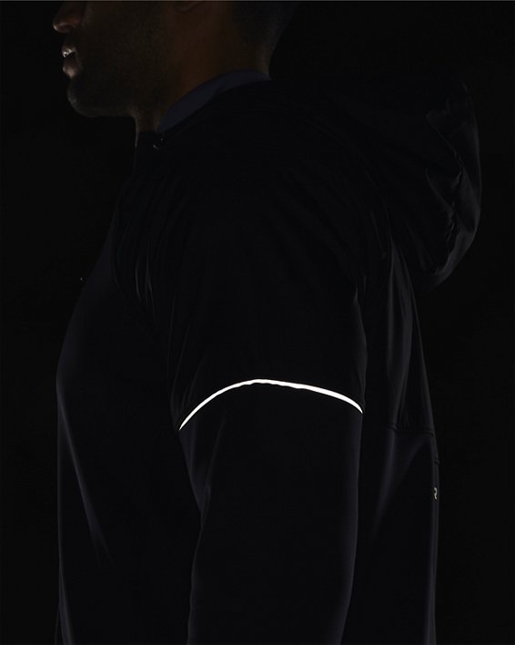 เสื้อฮู้ด Armour Fleece® Storm Full-Zip สำหรับผู้ชาย in Black image number 7